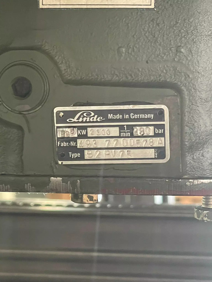 LINDE B2PV75 - مضخة هيدروليكية - آلات البناء: صور 5 LINDE B2PV75 - مضخة هيدروليكية - آلات البناء: صور 5