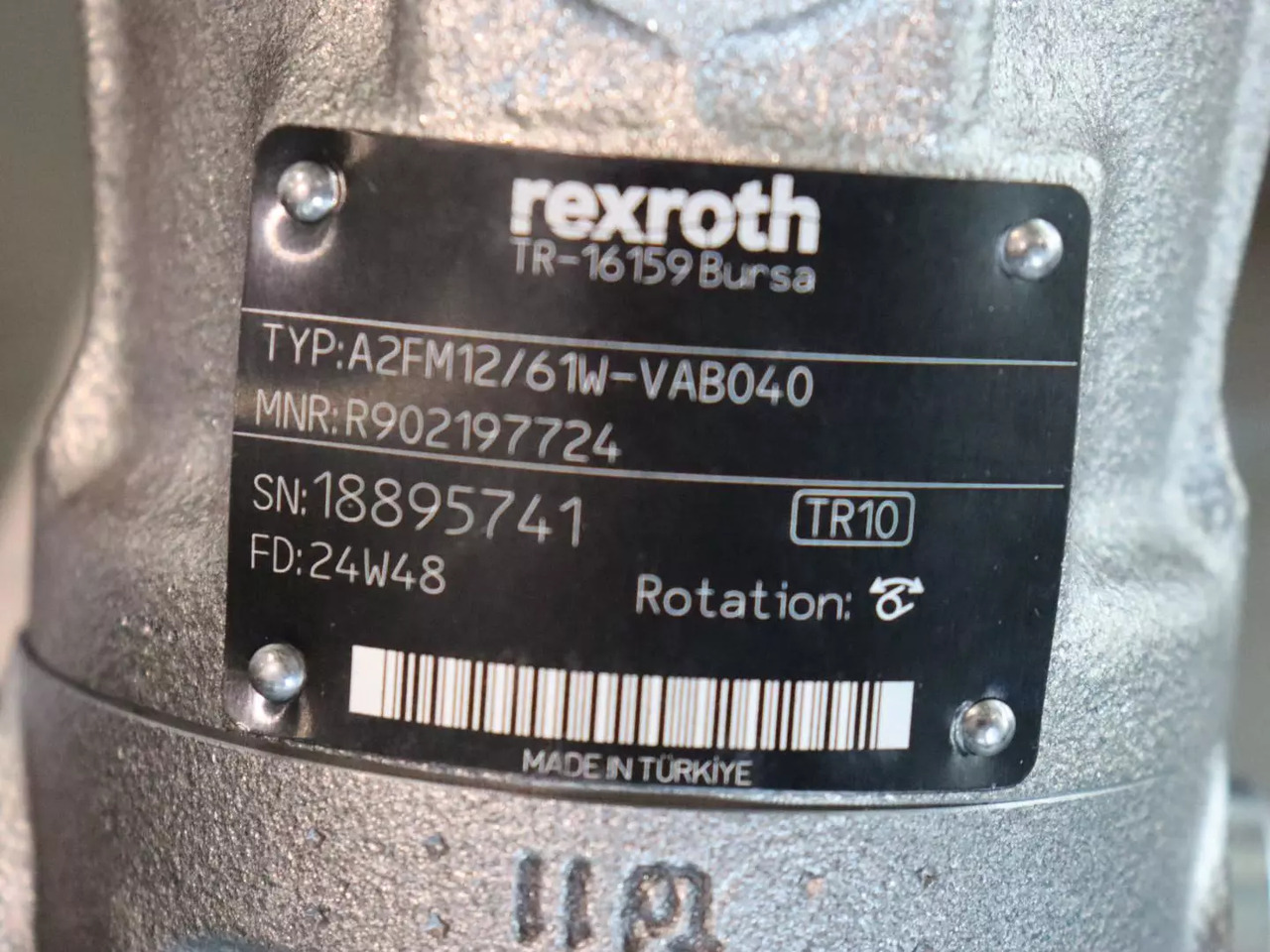 REXROTH A2FM12/61W-VAB040 - محرك هيدروليكي - معدات المناولة: صور 4 REXROTH A2FM12/61W-VAB040 - محرك هيدروليكي - معدات المناولة: صور 4