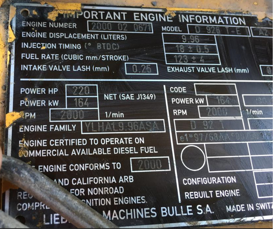 Liebherr R944HDSL - قطع الغيار - حفارات زحافة: صور 5 Liebherr R944HDSL - قطع الغيار - حفارات زحافة: صور 5