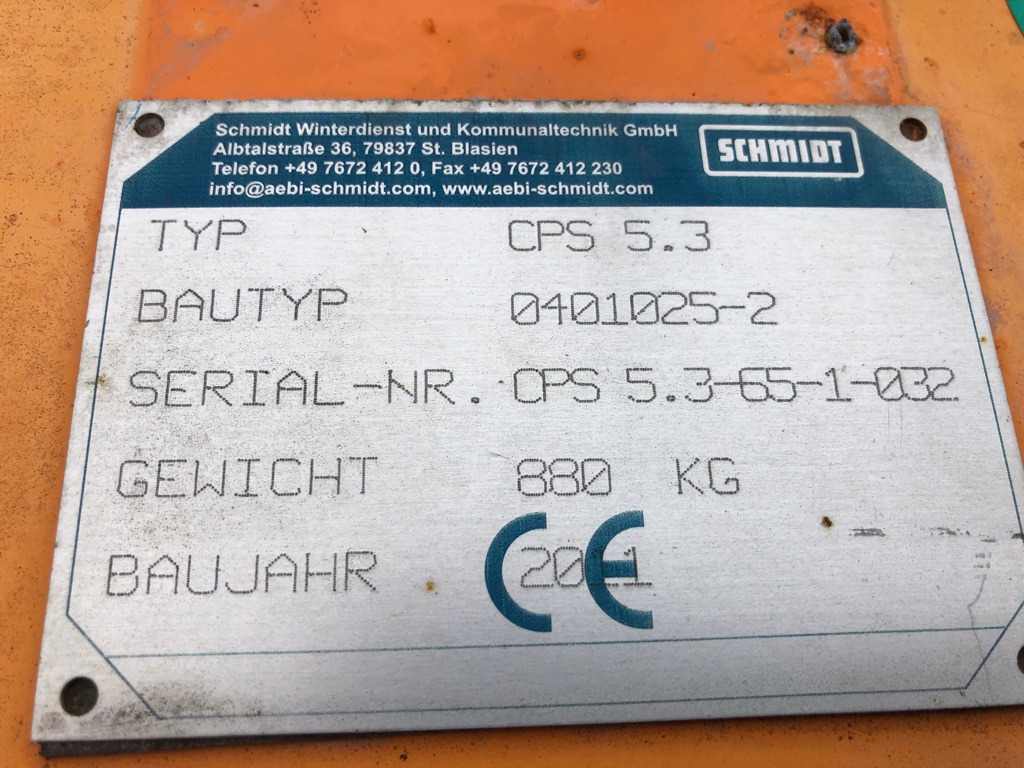 SCHMIDT Side snow plow CPS 5.3 - كاسحة ثلوج: صور 5 SCHMIDT Side snow plow CPS 5.3 - كاسحة ثلوج: صور 5