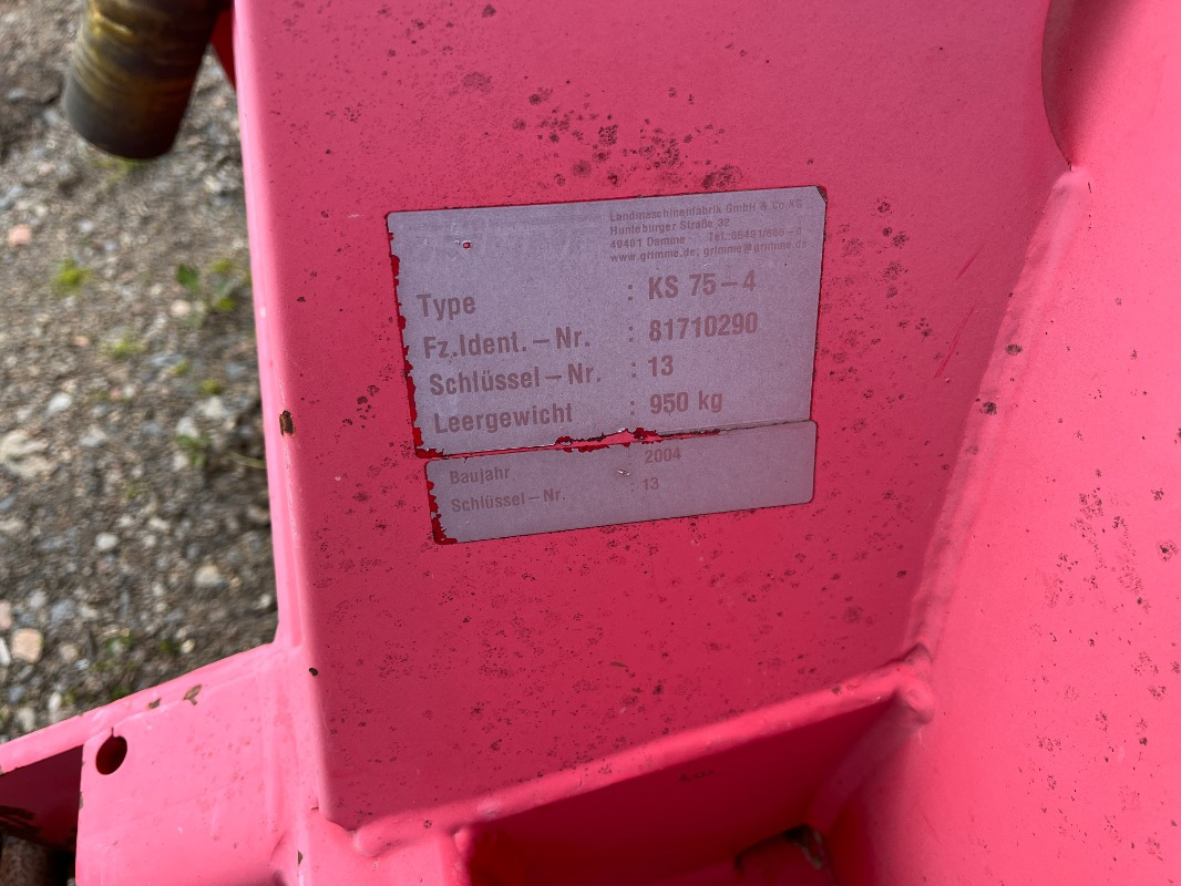 Grimme KS 75-4 - آلة حصاد: صور 2 Grimme KS 75-4 - آلة حصاد: صور 2