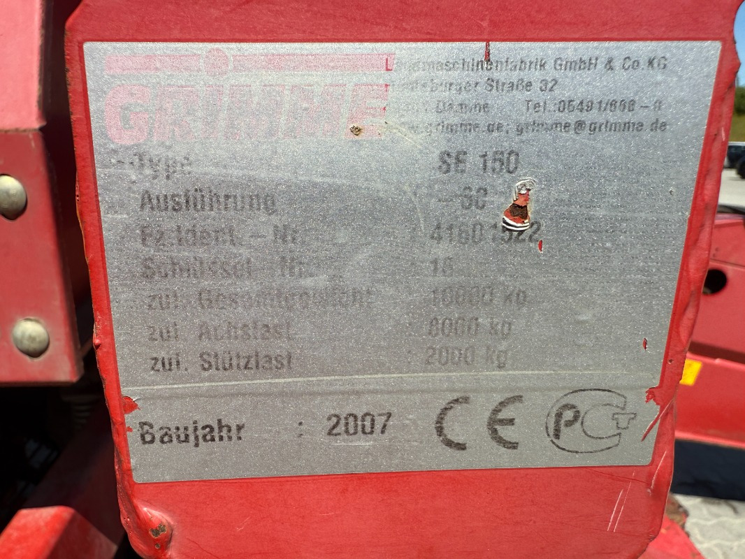 Grimme SE 170-60-UB - آلة حصاد: صور 2 Grimme SE 170-60-UB - آلة حصاد: صور 2