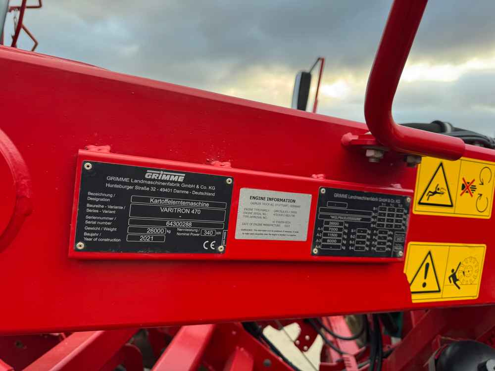Grimme VARITRON 470 MS - آلة حصاد: صور 2 Grimme VARITRON 470 MS - آلة حصاد: صور 2