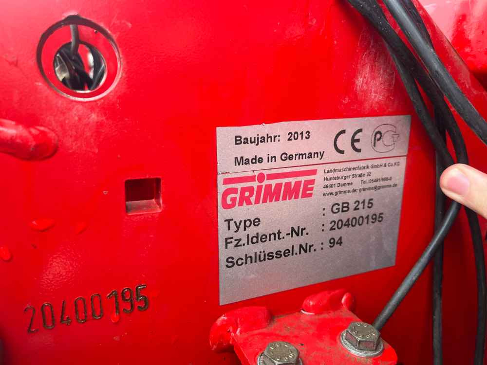 Grimme GB 215 - آلة حصاد: صور 2 Grimme GB 215 - آلة حصاد: صور 2