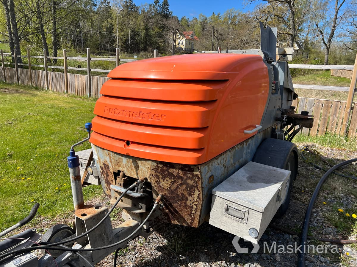 Betongpump Släpvagn Putzmeister P718 - مضخة خرسانة ثابتة: صور 2 Betongpump Släpvagn Putzmeister P718 - مضخة خرسانة ثابتة: صور 2