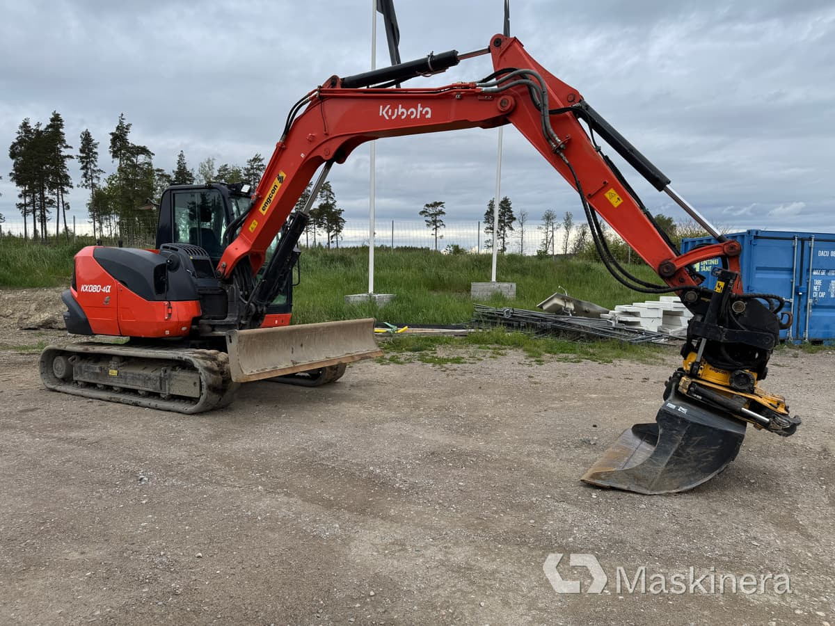 Grävmaskin Kubota KX 080-4 - حفارات زحافة: صور 3 Grävmaskin Kubota KX 080-4 - حفارات زحافة: صور 3