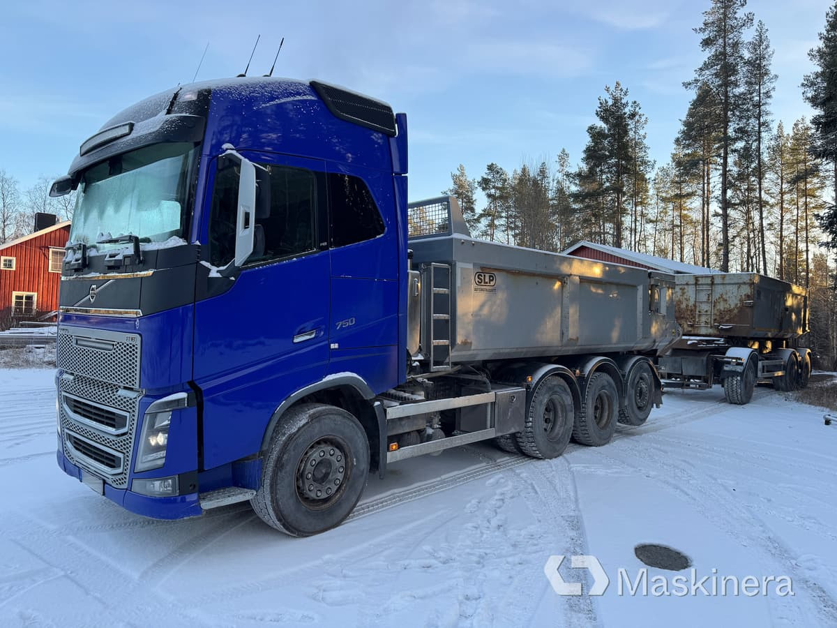 Lastbil Volvo FH16 750 med vagn - قلابات, مقطورة هوك ليفت/ لود لوجر: صور 1 Lastbil Volvo FH16 750 med vagn - قلابات, مقطورة هوك ليفت/ لود لوجر: صور 1