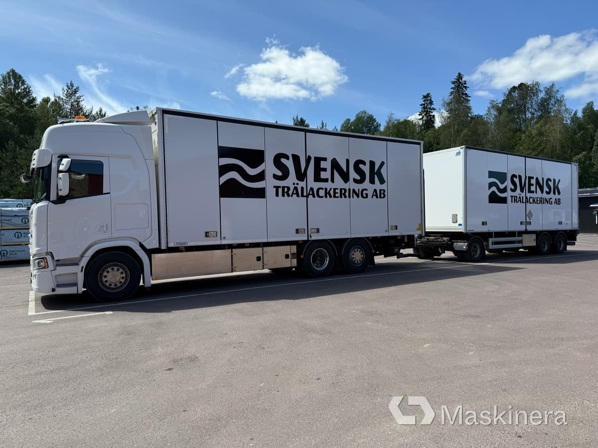 Skåpekipage Scania R500 med kran - بصندوق مغلق شاحنة: صور 3 Skåpekipage Scania R500 med kran - بصندوق مغلق شاحنة: صور 3