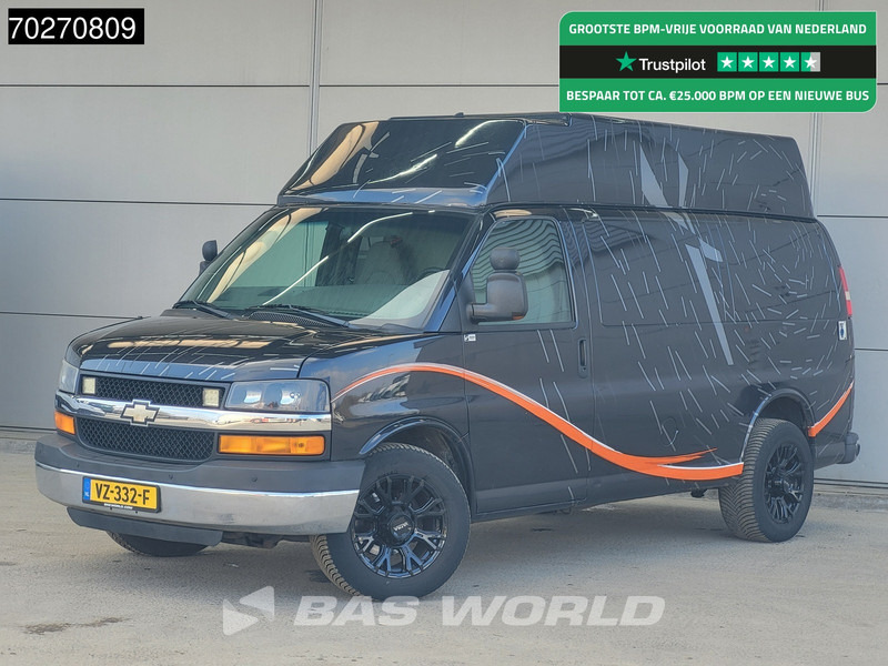 Chevrolet Chevy Van 6.0L V8 MARGE LPG Chevy Van Camper Basis APK 10-2025 GMC Savana 230V aansluiting Airco Camera Cruise 8m3 Airco Trekhaak Cruise c - فان المدمجة: صور 1 Chevrolet Chevy Van 6.0L V8 MARGE LPG Chevy Van Camper Basis APK 10-2025 GMC Savana 230V aansluiting Airco Camera Cruise 8m3 Airco Trekhaak Cruise c - فان المدمجة: صور 1