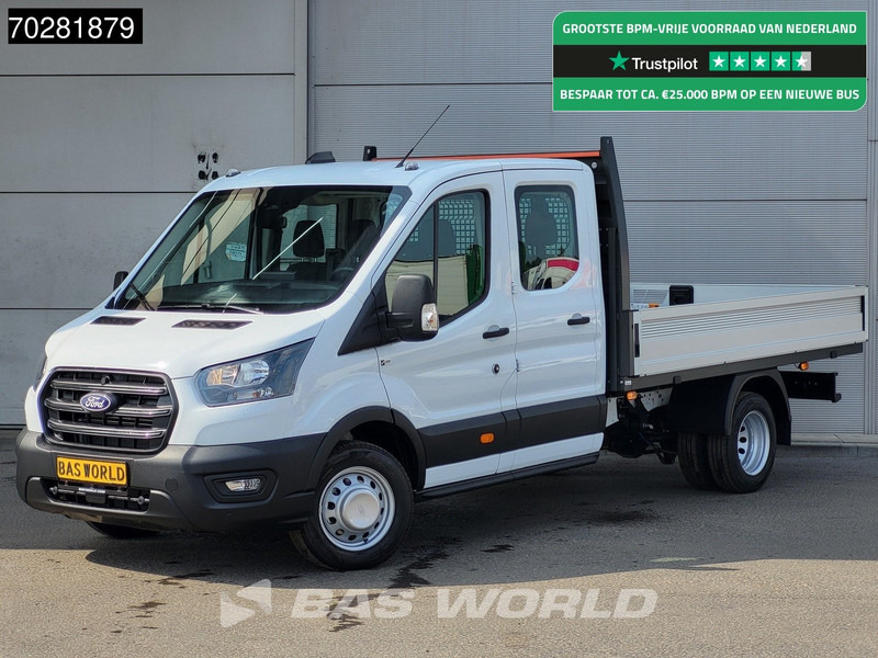 Ford Transit 170pk Automaat Dubbel Cabine 3500kg Trekhaak Open Laadbak Pritsche SYNC4 scherm CarPlay Camera Airco Trekhaak Cruise control - الشاحنات الصغيرة المسطحة: صور 1 Ford Transit 170pk Automaat Dubbel Cabine 3500kg Trekhaak Open Laadbak Pritsche SYNC4 scherm CarPlay Camera Airco Trekhaak Cruise control - الشاحنات الصغيرة المسطحة: صور 1