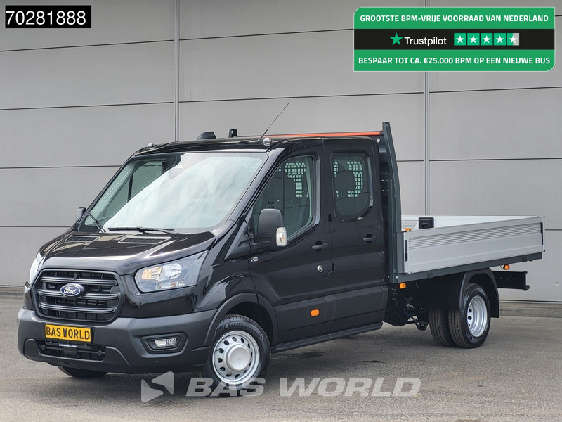 Ford Transit 170pk Automaat Dubbel Cabine 3500kg Trekhaak Open Laadbak Pritsche SYNC4 scherm CarPlay Camera Airco Trekhaak Cruise control - الشاحنات الصغيرة المسطحة: صور 1 Ford Transit 170pk Automaat Dubbel Cabine 3500kg Trekhaak Open Laadbak Pritsche SYNC4 scherm CarPlay Camera Airco Trekhaak Cruise control - الشاحنات الصغيرة المسطحة: صور 1