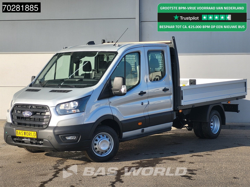 Ford Transit 170pk Automaat Dubbel Cabine 3500kg Trekhaak Open Laadbak Pritsche SYNC4 scherm CarPlay Camera Pickup Airco Trekhaak Cruise cont - الشاحنات الصغيرة المسطحة: صور 1 Ford Transit 170pk Automaat Dubbel Cabine 3500kg Trekhaak Open Laadbak Pritsche SYNC4 scherm CarPlay Camera Pickup Airco Trekhaak Cruise cont - الشاحنات الصغيرة المسطحة: صور 1