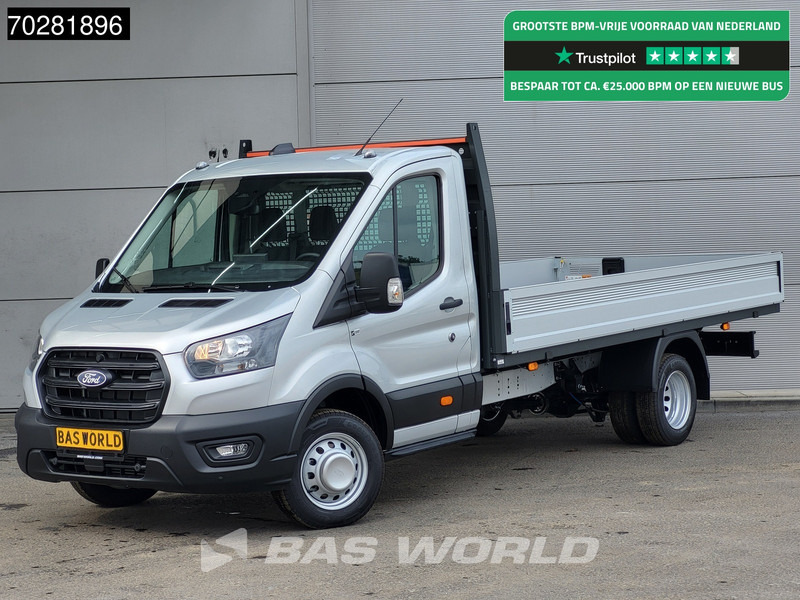 Ford Transit 170pk Open Laadbak 3,5t Trekhaak Airco Cruise Camera Parkeersensoren Euro6 Pritsche Open Box Airco Trekhaak Cruise control - الشاحنات الصغيرة المسطحة: صور 1 Ford Transit 170pk Open Laadbak 3,5t Trekhaak Airco Cruise Camera Parkeersensoren Euro6 Pritsche Open Box Airco Trekhaak Cruise control - الشاحنات الصغيرة المسطحة: صور 1