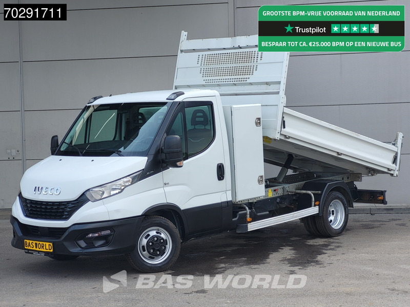 Iveco Daily 35C14 Open Laadbak met Kist Dubbellucht 3,5t Trekhaak Airco Cruise Euro6 Pritsche Pickup Open Box 2m3 Airco Trekhaak Cruise cont - الشاحنات الصغيرة المسطحة: صور 1 Iveco Daily 35C14 Open Laadbak met Kist Dubbellucht 3,5t Trekhaak Airco Cruise Euro6 Pritsche Pickup Open Box 2m3 Airco Trekhaak Cruise cont - الشاحنات الصغيرة المسطحة: صور 1