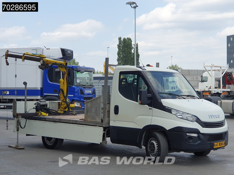 Iveco Daily 35S14 Kraanwagen Open Laadbak Hyva HA15 Euro6 3,5t Trekhaak Crane Kranwagen Kraan Pritsche Pickup Open Box Trekhaak - الشاحنات الصغيرة المسطحة: صور 2 Iveco Daily 35S14 Kraanwagen Open Laadbak Hyva HA15 Euro6 3,5t Trekhaak Crane Kranwagen Kraan Pritsche Pickup Open Box Trekhaak - الشاحنات الصغيرة المسطحة: صور 2