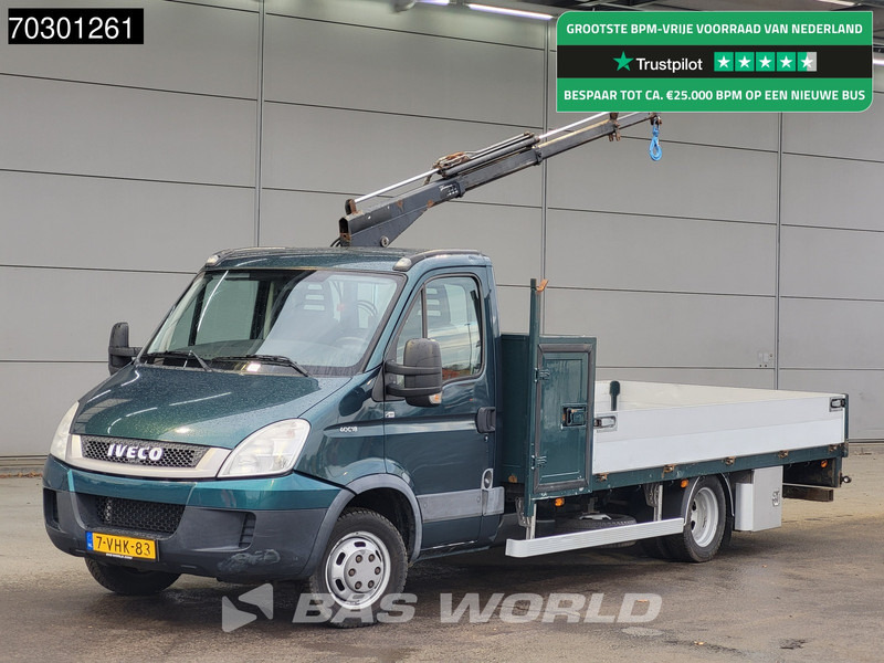 Iveco Daily 40C18 3.0L Kraanwagen Open Laadbak Hyya 017T 1320KG 3,5t Trekhaak Airco 180PK Kraan Cran Kranwagen Crane Pritsche Pickup Open Bo - الشاحنات الصغيرة المسطحة: صور 1 Iveco Daily 40C18 3.0L Kraanwagen Open Laadbak Hyya 017T 1320KG 3,5t Trekhaak Airco 180PK Kraan Cran Kranwagen Crane Pritsche Pickup Open Bo - الشاحنات الصغيرة المسطحة: صور 1