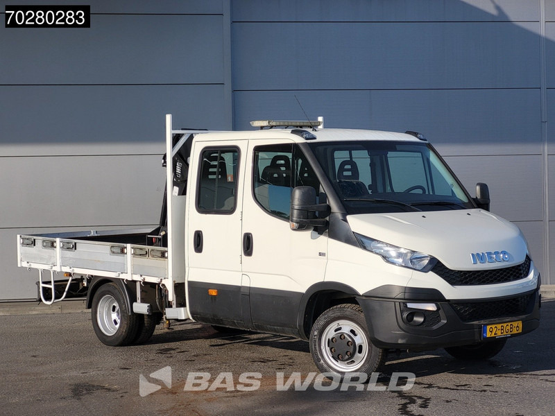 Iveco Daily 50C17 3,0L Automaat 170PK HIAB 017T-2 DC Open laadbak Dubbellucht Airco Euro6 Pickup Crane Kraanwagen Kranwagen Pritsche Airco D - الشاحنات الصغيرة المسطحة: صور 5 Iveco Daily 50C17 3,0L Automaat 170PK HIAB 017T-2 DC Open laadbak Dubbellucht Airco Euro6 Pickup Crane Kraanwagen Kranwagen Pritsche Airco D - الشاحنات الصغيرة المسطحة: صور 5