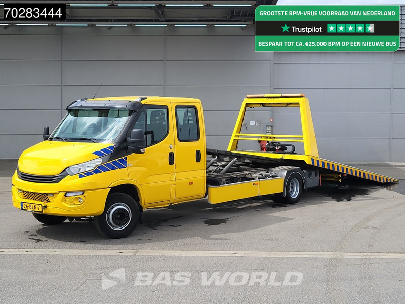 Iveco Daily 70C18 3.0L Autotransporter Luchtvering 3,5t Trekhaak Lier Airco Cruise Euro6 Cartransporter Oprijwagen Trekhaak Cruise control - الشاحنات الصغيرة: صور 1 Iveco Daily 70C18 3.0L Autotransporter Luchtvering 3,5t Trekhaak Lier Airco Cruise Euro6 Cartransporter Oprijwagen Trekhaak Cruise control - الشاحنات الصغيرة: صور 1