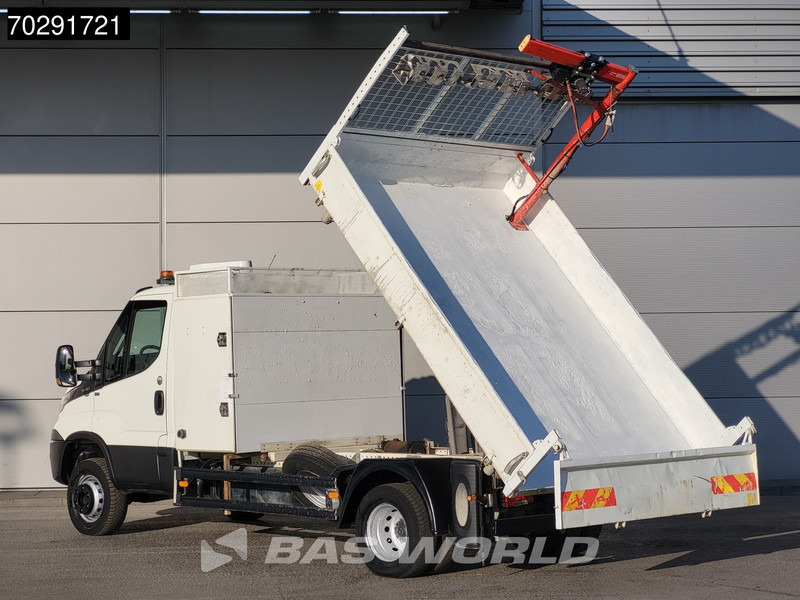 الشاحنات الصغيرة المسطحة Iveco Daily 70C18 3.0L Open Laadbak 500KG Kraan Kraanwagen Open Laadbak 3,5t Trekhaak Airco Cruise Euro6 Kraan Crane Kranwagen Pritsche Pick: صور 7