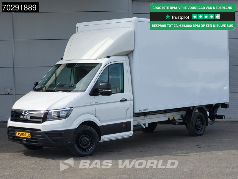 MAN TGE 3.140 Laadklep Automaat Bakwagen Airco Cruise Camera Euro6 Meubelbak Koffer 20m3 Airco Cruise control - الشاحنات الصغيرة صندوق مغلق: صور 1 MAN TGE 3.140 Laadklep Automaat Bakwagen Airco Cruise Camera Euro6 Meubelbak Koffer 20m3 Airco Cruise control - الشاحنات الصغيرة صندوق مغلق: صور 1