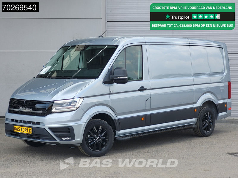 MAN TGE 3.180 Automaat 2025 Black Edition model Facelift L3H2 Navi CarPlay Camera L2H1 10m3 Airco Cruise control - فان: صور 1 MAN TGE 3.180 Automaat 2025 Black Edition model Facelift L3H2 Navi CarPlay Camera L2H1 10m3 Airco Cruise control - فان: صور 1