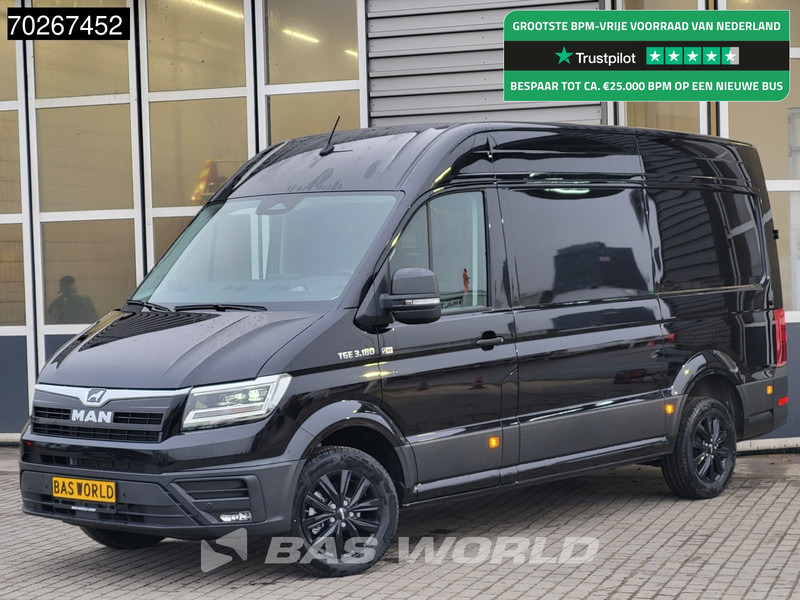 MAN TGE 3.180 Automaat 2025 model Facelift Black Edition L3H3 ACC Trekhaak L2H2 11m3 Airco Trekhaak - فان: صور 1 MAN TGE 3.180 Automaat 2025 model Facelift Black Edition L3H3 ACC Trekhaak L2H2 11m3 Airco Trekhaak - فان: صور 1