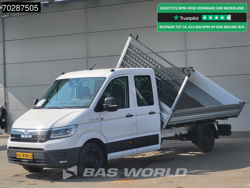 MAN TGE 3.180 Driezijdige Kipper Automaat Dubbel Cabine 2025 Facelift 180PK Trekhaak LED Navi ACC Airco Cruise Euro6 Kipper Tippe Benne Kieper - قلاب صغير: صور 1 MAN TGE 3.180 Driezijdige Kipper Automaat Dubbel Cabine 2025 Facelift 180PK Trekhaak LED Navi ACC Airco Cruise Euro6 Kipper Tippe Benne Kieper - قلاب صغير: صور 1