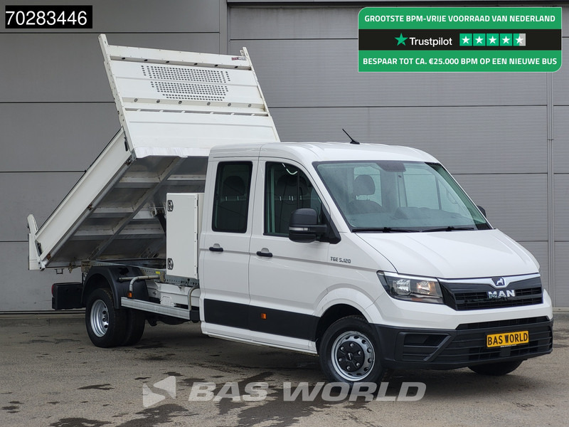 MAN TGE 5.120 Open Laadbak met Kist Dubbel Cabine Dubbellucht 3,5t Trekhaak Navi Airco Cruise Euro6 Pritsche Open Box Pickup Airco Dubbel cabi - الشاحنات الصغيرة المسطحة: صور 1 MAN TGE 5.120 Open Laadbak met Kist Dubbel Cabine Dubbellucht 3,5t Trekhaak Navi Airco Cruise Euro6 Pritsche Open Box Pickup Airco Dubbel cabi - الشاحنات الصغيرة المسطحة: صور 1