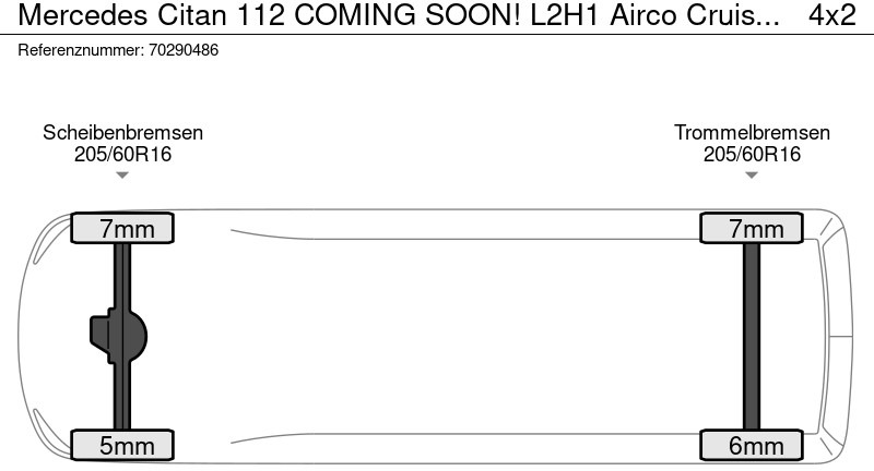 تأجير Mercedes-Benz Citan 112 COMING SOON! L2H1 Airco Cruise Camera Parkeersensoren MBUX CarPlay Euro6 L2 Long 3m3 Airco Cruise control Mercedes-Benz Citan 112 COMING SOON! L2H1 Airco Cruise Camera Parkeersensoren MBUX CarPlay Euro6 L2 Long 3m3 Airco Cruise control: صور 15