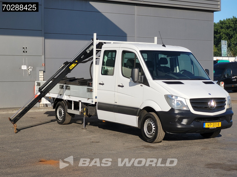 Mercedes-Benz Sprinter 310 CDI Euro6 Automaat Open laadbak Kraanwagen HIAB 017T-2 Navi Airco Euro6 Kraan Crane Kranwagen Pickup Pritsche Airco - الشاحنات الصغيرة المسطحة: صور 1 Mercedes-Benz Sprinter 310 CDI Euro6 Automaat Open laadbak Kraanwagen HIAB 017T-2 Navi Airco Euro6 Kraan Crane Kranwagen Pickup Pritsche Airco - الشاحنات الصغيرة المسطحة: صور 1