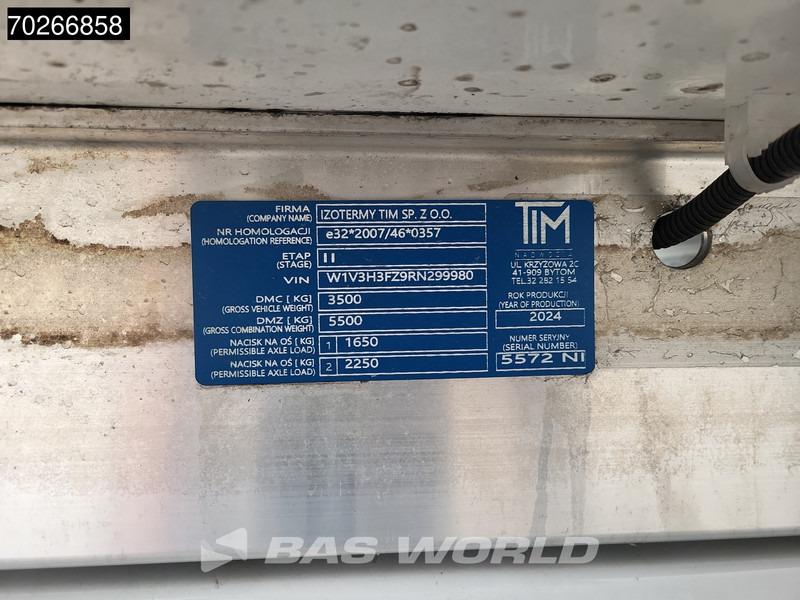 الشاحنات الصغيرة المبردة Mercedes-Benz Sprinter 315 CDI Koelwagen Achterdeuren Thermo King C-250 Airco MBUX Koel Koeler Kühl Kühler Kühlwagen Kühlkoffer 17m3 Airco: صور 19