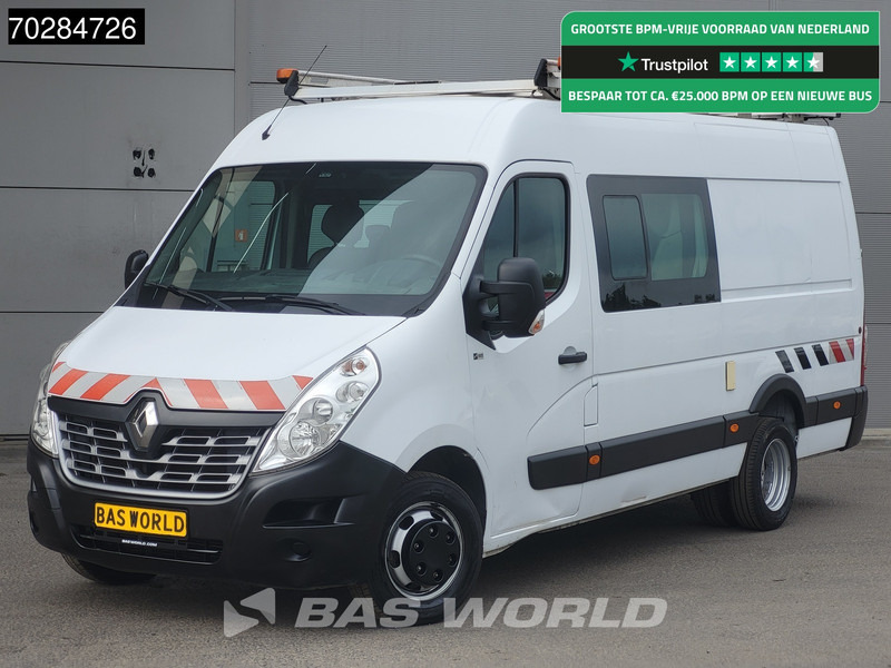 Renault Master 130pk Dubbel Cabine Dubbellucht L3H2 3,5t Trekhaak Airco Cruise Imperiaal Werkplaatsinrichting Euro6 DC Doka Mixto 8m3 Airco Trekhaak - فان: صور 1 Renault Master 130pk Dubbel Cabine Dubbellucht L3H2 3,5t Trekhaak Airco Cruise Imperiaal Werkplaatsinrichting Euro6 DC Doka Mixto 8m3 Airco Trekhaak - فان: صور 1