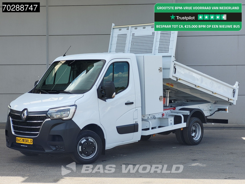 Renault Master 130pk Kipper met Kist Dubbellucht 3,5t Trekhaak LED Airco Cruise Euro6 Kieper Tipper Benne 2m3 Airco Trekhaak Cruise control - قلاب صغير: صور 1 Renault Master 130pk Kipper met Kist Dubbellucht 3,5t Trekhaak LED Airco Cruise Euro6 Kieper Tipper Benne 2m3 Airco Trekhaak Cruise control - قلاب صغير: صور 1