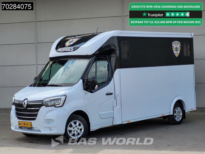 Renault Master 165PK Paardenwagen Hengstenuitvoering Navi LED Trekhaak Airco Cruise Camera Euro6 Horsetruck 15m3 Airco Trekhaak Cruise control - الشاحنات الصغيرة: صور 1 Renault Master 165PK Paardenwagen Hengstenuitvoering Navi LED Trekhaak Airco Cruise Camera Euro6 Horsetruck 15m3 Airco Trekhaak Cruise control - الشاحنات الصغيرة: صور 1