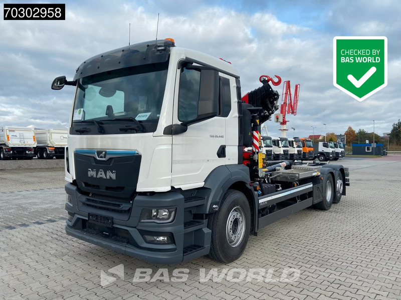 MAN TGS 26.440 6X2 NEW! Fassi 235A Crane Hyva 20-57-S Lift+ Steering Axle Euro 6 - شاحنة ذات الخطاف, شاحنة كرين: صور 1 MAN TGS 26.440 6X2 NEW! Fassi 235A Crane Hyva 20-57-S Lift+ Steering Axle Euro 6 - شاحنة ذات الخطاف, شاحنة كرين: صور 1