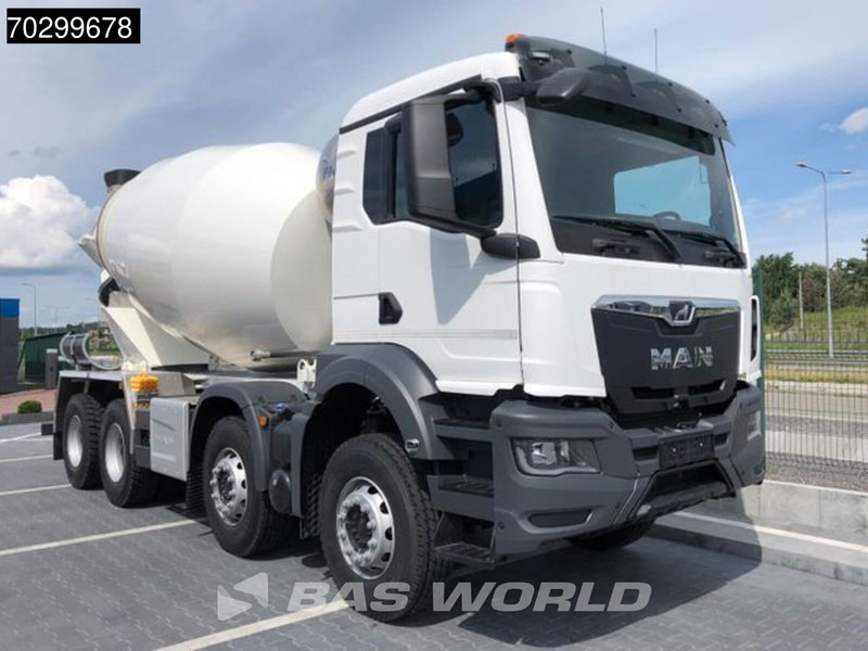 MAN TGS 35.440 8X4 NEW! 10m3 FML mixer Automatic Steel suspension Euro 6 - شاحنة خلاطة خرسانة: صور 3 MAN TGS 35.440 8X4 NEW! 10m3 FML mixer Automatic Steel suspension Euro 6 - شاحنة خلاطة خرسانة: صور 3