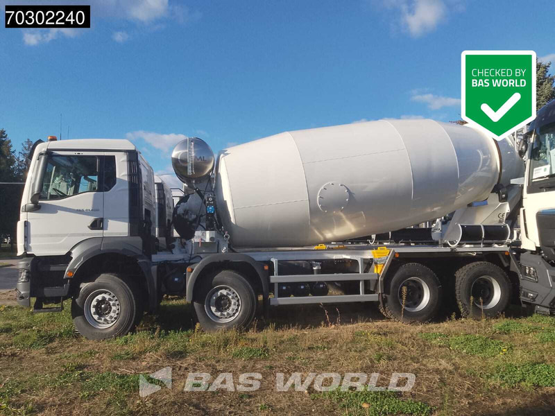 MAN TGS 41.400 8X4 12m3 FML mixer Steelsuspension Manual Airco EURO 2 - شاحنة خلاطة خرسانة: صور 1 MAN TGS 41.400 8X4 12m3 FML mixer Steelsuspension Manual Airco EURO 2 - شاحنة خلاطة خرسانة: صور 1