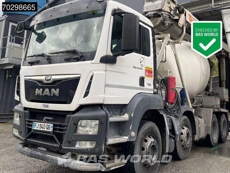 MAN TGS TGS 8X4 8m3 Putzmeister Mixer Big-Axle Steelsuspension Euro 6 - شاحنة خلاطة خرسانة: صور 1 MAN TGS TGS 8X4 8m3 Putzmeister Mixer Big-Axle Steelsuspension Euro 6 - شاحنة خلاطة خرسانة: صور 1