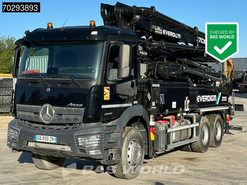 Mercedes-Benz Arocs 2840 Arocs 6X4 NEW! Everdigm 37CX-5 concrete pump Steel Suspension Automatic Euro 6 - مضخة خرسانة: صور 1 Mercedes-Benz Arocs 2840 Arocs 6X4 NEW! Everdigm 37CX-5 concrete pump Steel Suspension Automatic Euro 6 - مضخة خرسانة: صور 1