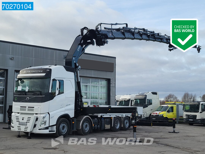 Volvo FH 460 8X2 Effer 1000 9S + 6S Kran + Fly-Jib Liftachse VEB+ Euro 6 - شاحنات مسطحة, شاحنة كرين: صور 1 Volvo FH 460 8X2 Effer 1000 9S + 6S Kran + Fly-Jib Liftachse VEB+ Euro 6 - شاحنات مسطحة, شاحنة كرين: صور 1
