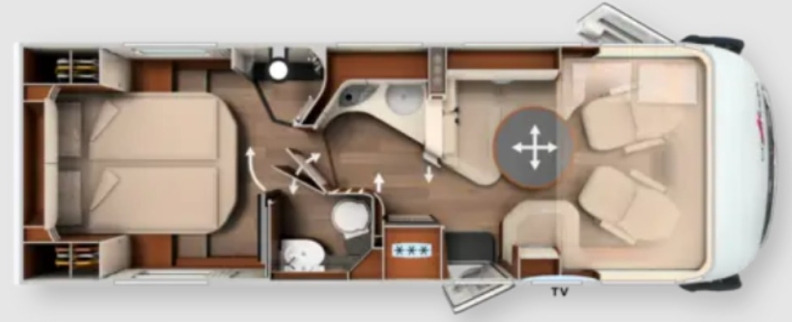 Carthago Chic E-Line I 51 QB - موتر هوم متكامل: صور 1 Carthago Chic E-Line I 51 QB - موتر هوم متكامل: صور 1