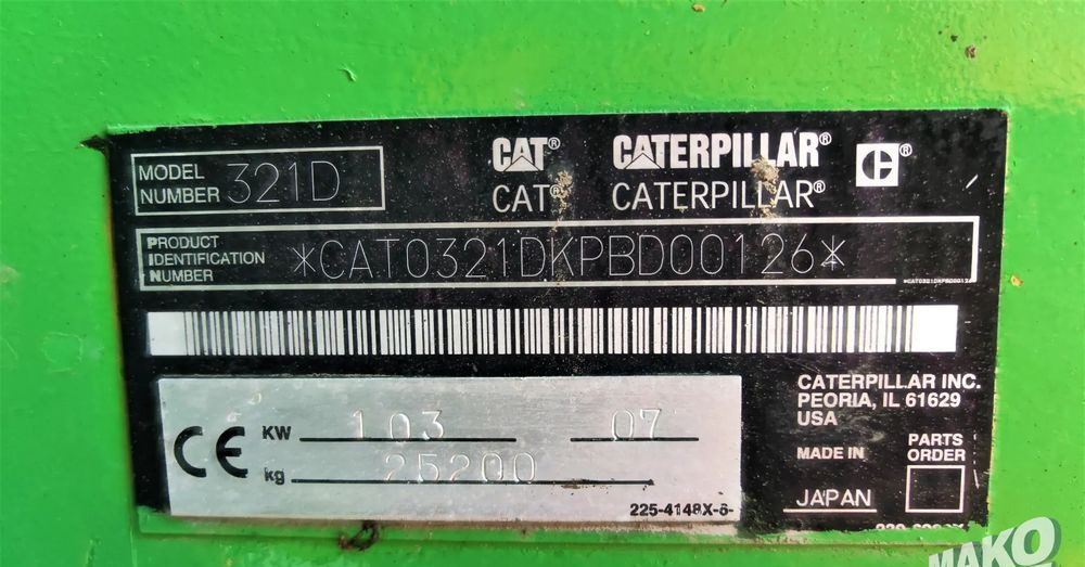Caterpillar 321D - حفارات زحافة: صور 4 Caterpillar 321D - حفارات زحافة: صور 4