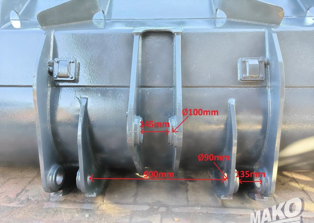 Łyżka 320cm do ładowarki 4,5m³ Volvo Liebherr CAT Komatsu - ملحقات - آلات البناء: صور 5 Łyżka 320cm do ładowarki 4,5m³ Volvo Liebherr CAT Komatsu - ملحقات - آلات البناء: صور 5