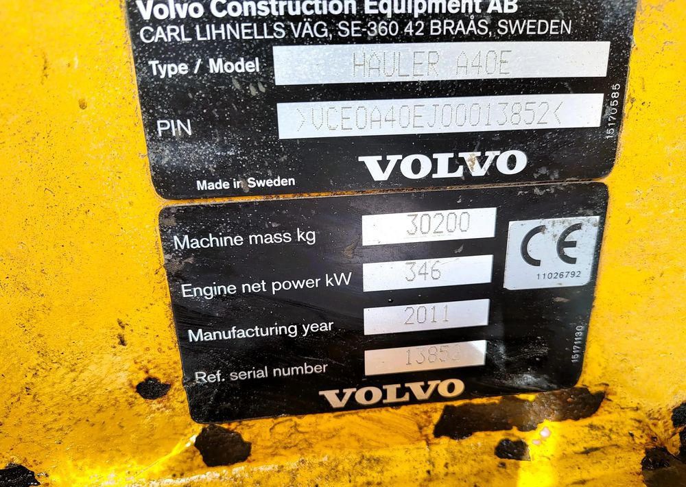 Volvo A40E - قلابة شاحنة: صور 5 Volvo A40E - قلابة شاحنة: صور 5