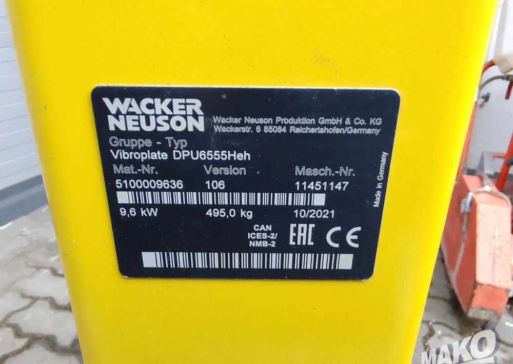 Wacker Neuson DPU6555Heh - مدحلة: صور 5 Wacker Neuson DPU6555Heh - مدحلة: صور 5