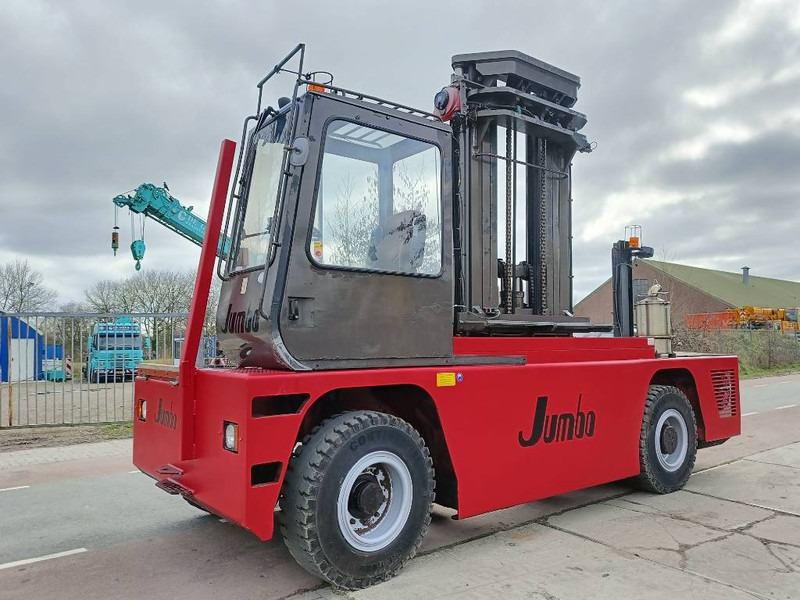 Jumbo J/SH 120/14/75 zijlader side forklift stapler 12 T - محمل الجانب: صور 1 Jumbo J/SH 120/14/75 zijlader side forklift stapler 12 T - محمل الجانب: صور 1