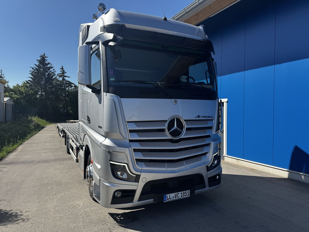 Mercedes-Benz Actros L 1851 FVG Autotransporter + Hänger - شاحنة نقل سيارات شاحنة: صور 4 Mercedes-Benz Actros L 1851 FVG Autotransporter + Hänger - شاحنة نقل سيارات شاحنة: صور 4