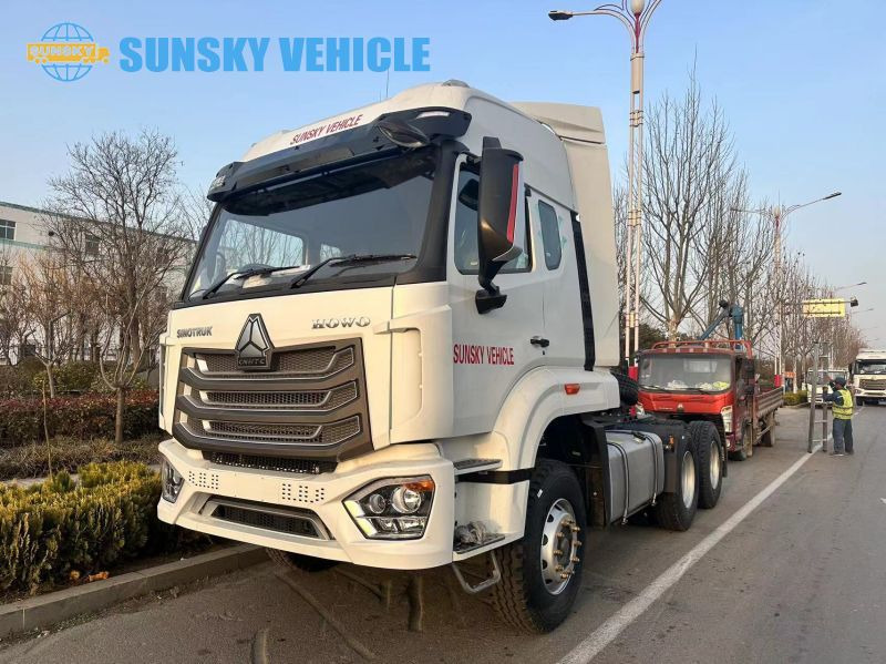 HOWO 400HP High roof Tractor Head - شاحنة جرار: صور 2 HOWO 400HP High roof Tractor Head - شاحنة جرار: صور 2