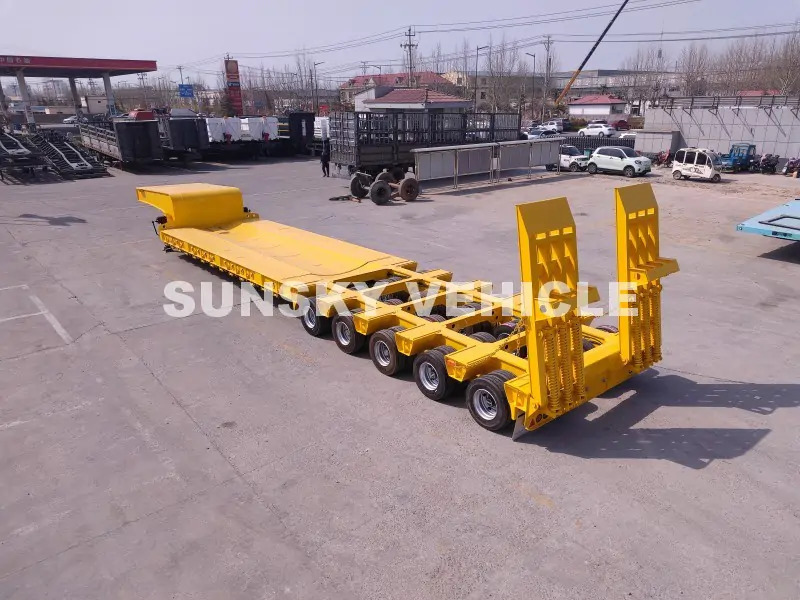 SUNSKY 100 Tons 10 Axles Lowbed trailer - عربة مسطحة منخفضة نصف مقطورة: صور 1 SUNSKY 100 Tons 10 Axles Lowbed trailer - عربة مسطحة منخفضة نصف مقطورة: صور 1