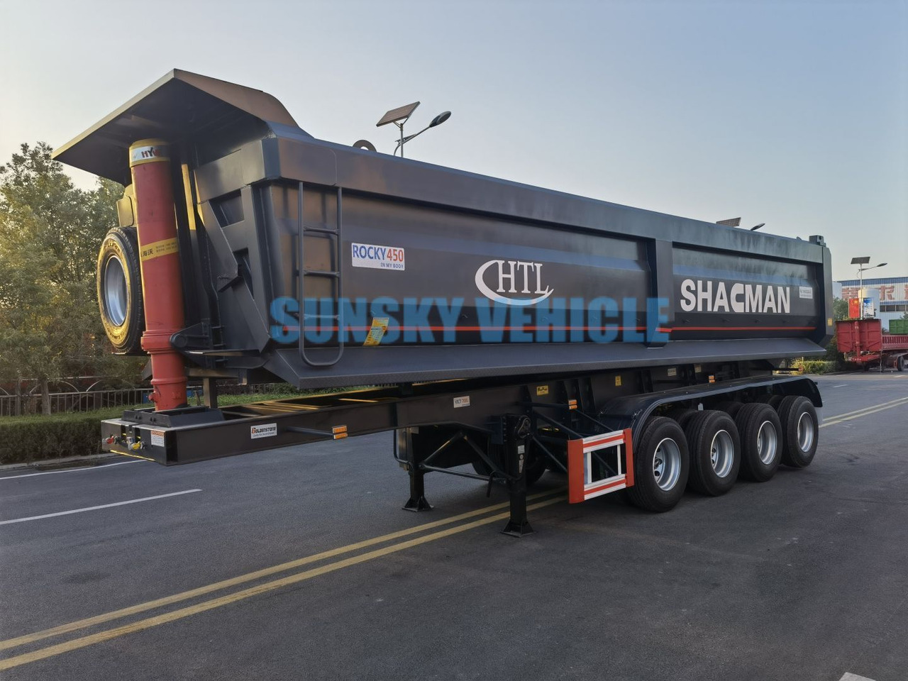 SUNSKY 3/4-Axle Dump Trailer - قلابة نصف مقطورة: صور 3 SUNSKY 3/4-Axle Dump Trailer - قلابة نصف مقطورة: صور 3